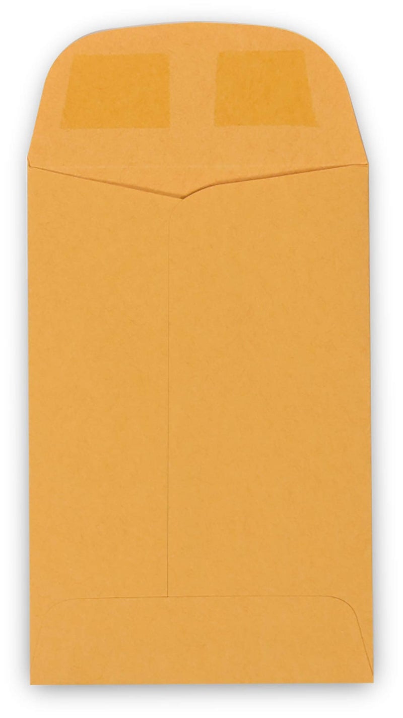 GUARDIAN 500 Guardian #4 Paper Coin Envelopes - Blank Small Envelopes for Coins, Receipts, Stamps, Small Parts Storage, & More â€“ 3" x 4-1/2" Cash Envelopes â€“ Gummed Flap Gift Card Holder Envelopes - Image 2